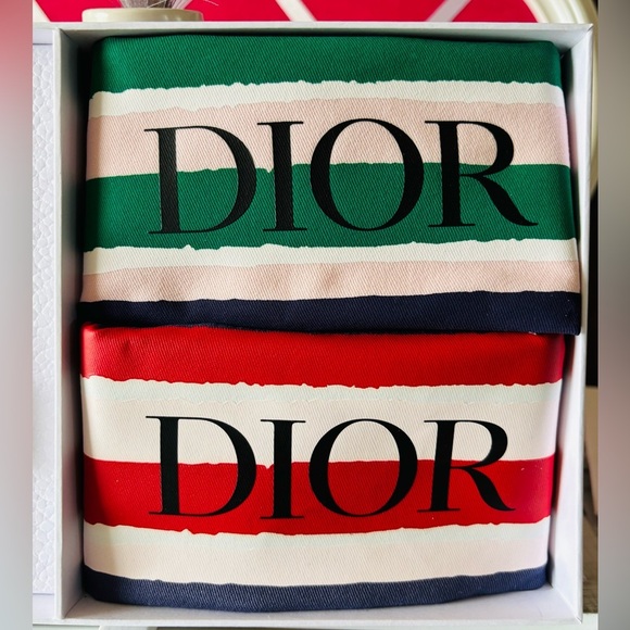 Dior very rare Novelty Skincare Set with Multicolor Pouches. - Picture 4 of 6